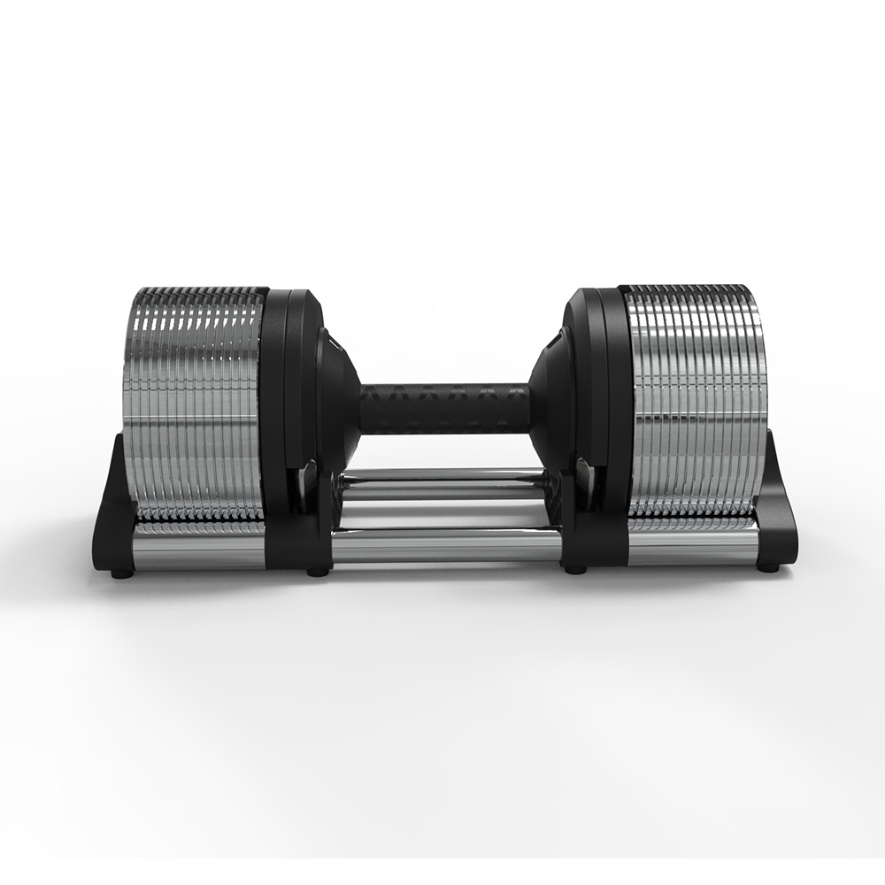 Set Dischi In Ghisa Cromata Per Sollevamento Pesi – Da 1kg A 32kg (Incrementi Da 1kg) Per Bilanciere - 3