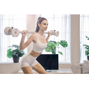 Byzoom Pure Series Easy Bar per manubri regolabili 5,6/11,3/12,4Kg bianco