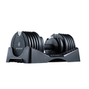Byzoom Pure Series 12.5Kg adjustable dumbbell black