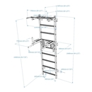 BenchK Sprossenwand System 722W BenchK Sprossenwand System 722W