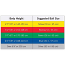 TheraBand ABS Gymnastikball rot (55 cm) TheraBand ABS Gymnastikball rot (55 cm)
