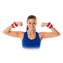 TheraBand manchettes de poids - rouge (450g)