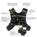 Gilet lesté TRX Hexgrip 4,5 kg (10 lb)