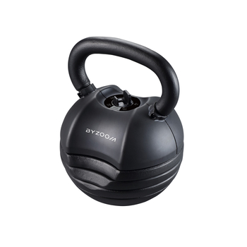 Byzoom Pure Series 22Kg kettlebell regolabile nero