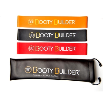 Booty Builder - MINI BAND - Nero Confezione da 3 pezzi