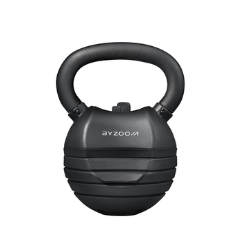 Byzoom Pure Series 13,6 kg di kettlebell regolabile nero