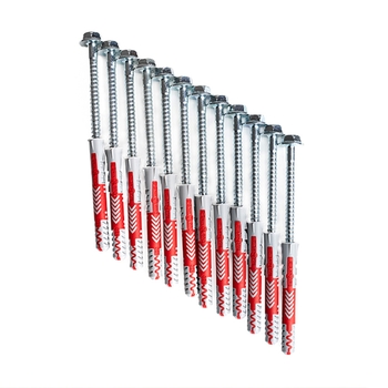 BenchK Schrauben 10 x 80 inkl. Fischer-Dübel (Set mit 12 Stück) (KM12)