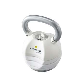 Fitagon Kettlebell Flex regolabile 4,5-18,1 kg (bianco)