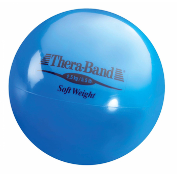 TheraBand Balle de poids Soft - bleu (2.5Kg)
