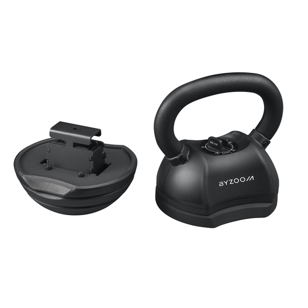 Serie Pure 13,6Kg kettlebell regolabile nero
