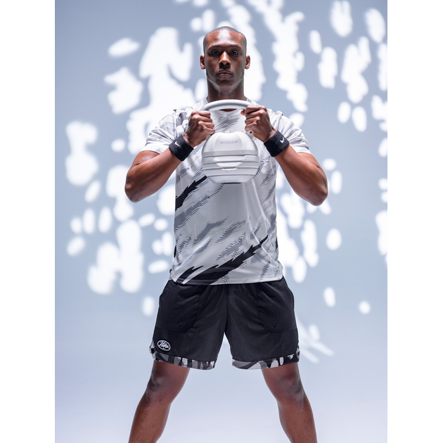 Serie Pure 13.6Kg kettlebell regolabile bianco