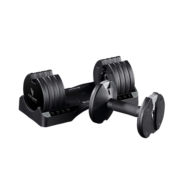 Haltère court réglable Fitagon Flex 1.1-5.6kg (Noir)