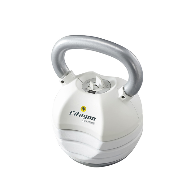 Kettlebell regolabile Fitagon Flex 4,5-18,1 kg (bianco)