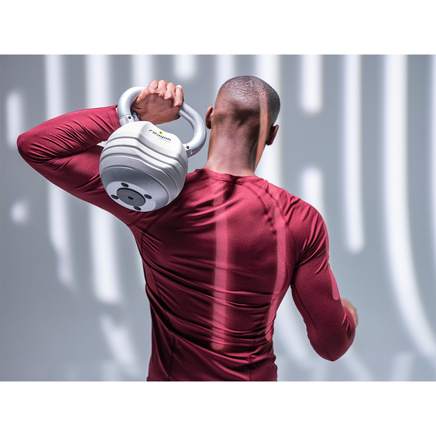 Kettlebell regolabile Fitagon Flex 4,5-18,1 kg (bianco)