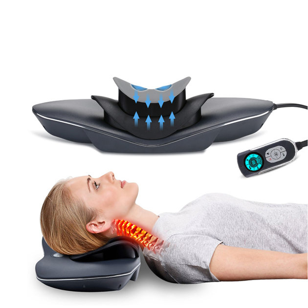 Fitagon Nackenstrecker mit Wärme und Impulsmassage