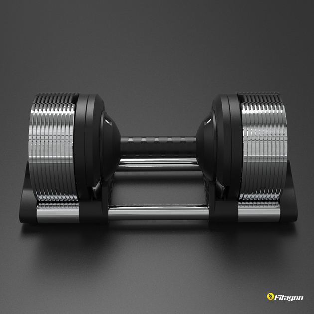 Haltère court réglable Fitagon Pro 3-24kg