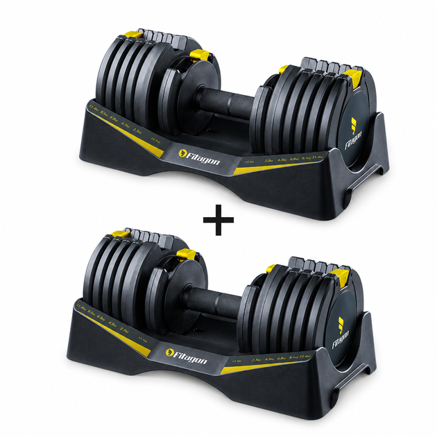 Haltère réglable Flex 12,5 kg (paire)