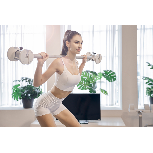 Pure Series Easy Bar for adjustable dumbbells 5.6/11.3/12.4Kg white