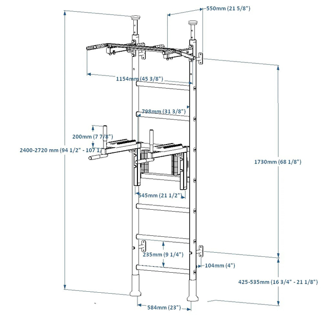 BenchK espalier système 522B