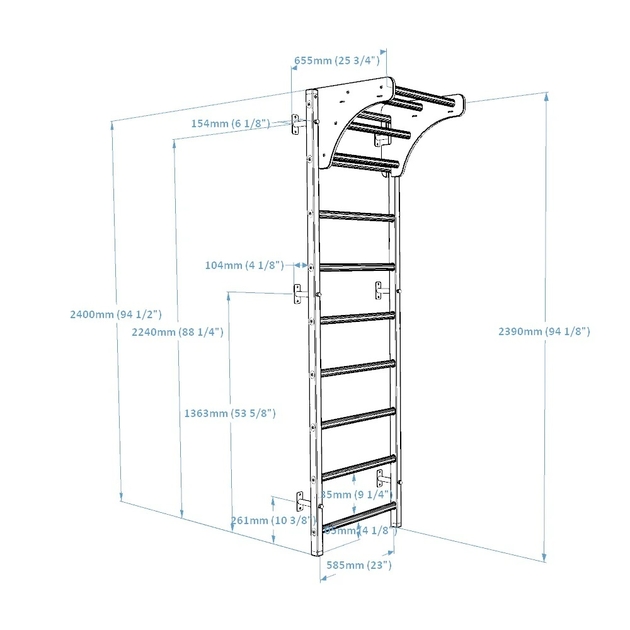 BenchK Sprossenwand System 711B