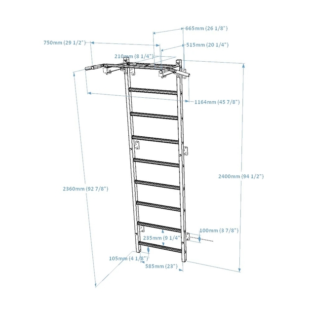 BenchK Sprossenwand System 721W