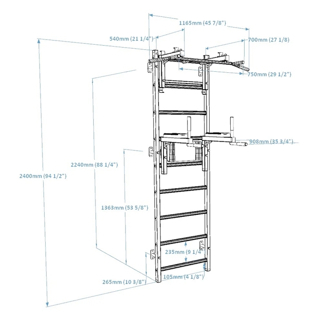 BenchK Sprossenwandsystem 732B