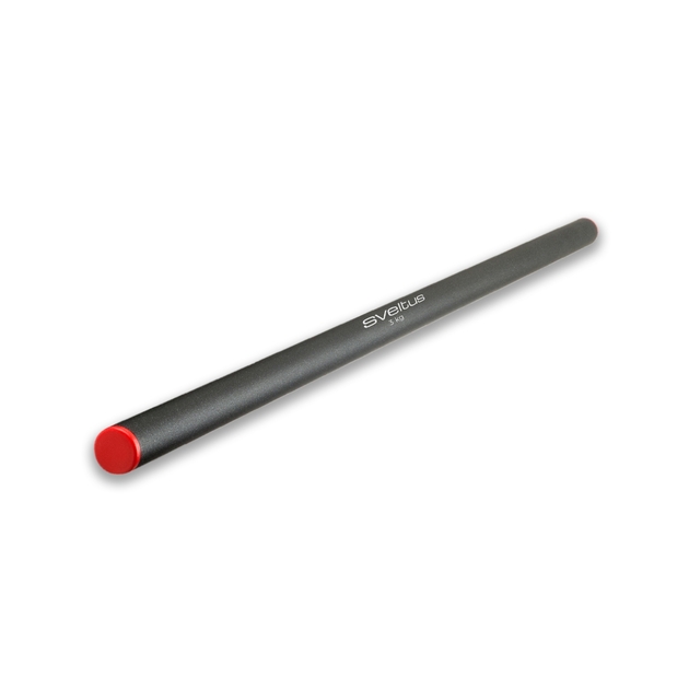 Sveltus Weighted steel bar red 100cm 3kg