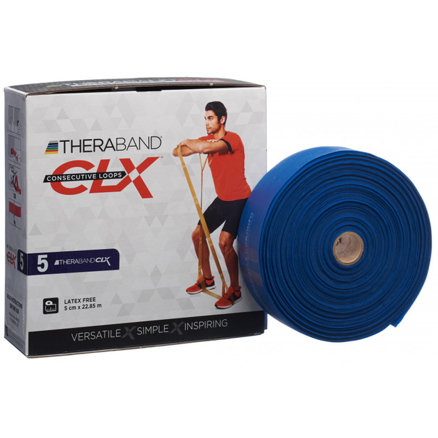 TheraBand CLX22 Meter - blau (extrastark) TheraBand CLX22 Meter - blau (extrastark)