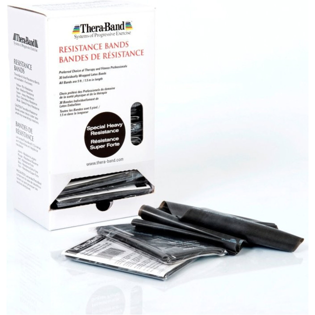 TheraBand Dispenser Box - 30pcs x 1.50m - noir (maxistark) TheraBand Dispenser Box - 30pcs x 1.50m - noir (maxistark)