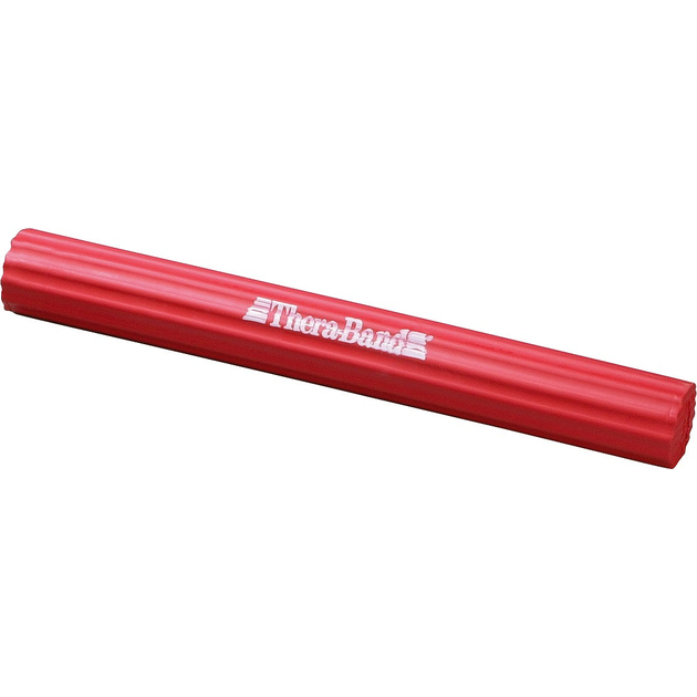 Barra per esercizi flessibile TheraBand - rossa (leggera)