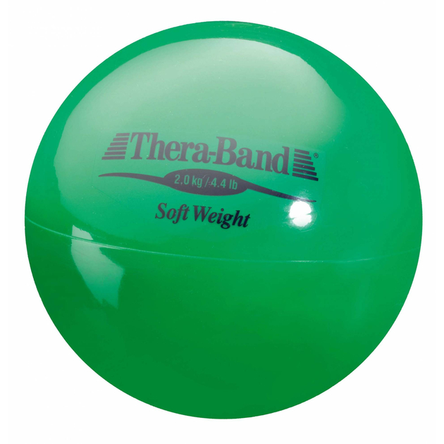 TheraBand Gewichtsball Soft - grün (2.0Kg)