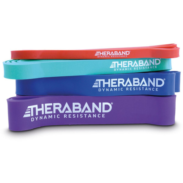 Theraband Bandes à haute résistance, set de 4 pièces