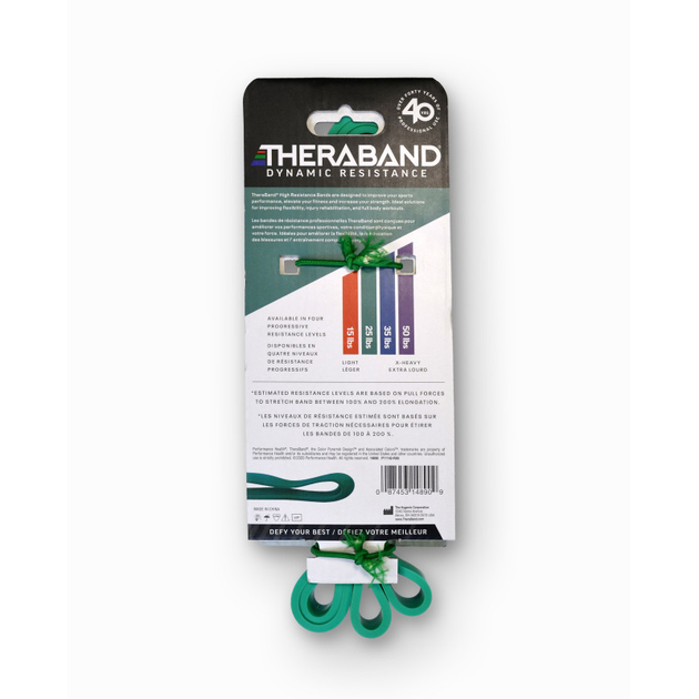 Theraband banda ad alta resistenza verde (media)
