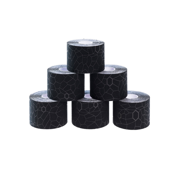 TheraBand Kinesiology Tape - Rollen Set  5m x 5cm (6 St.) - (Black/ Black) TheraBand Kinesiology Tape - Rollen Set  5m x 5cm (6 St.) - (Black/ Black)
