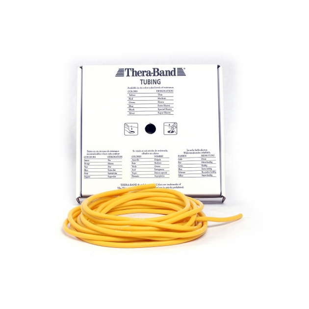 TheraBand Tubing 7.5m - jaune (fin)
