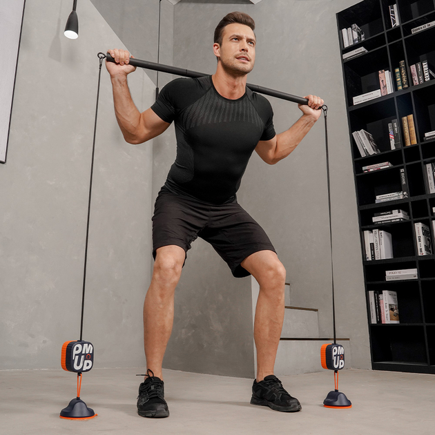 Unitree Fitness barre de poignée et ventouse pour Pump pro tirant à câble