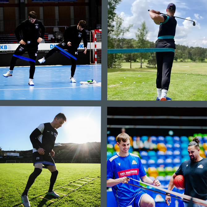 verschiedene Sportarten